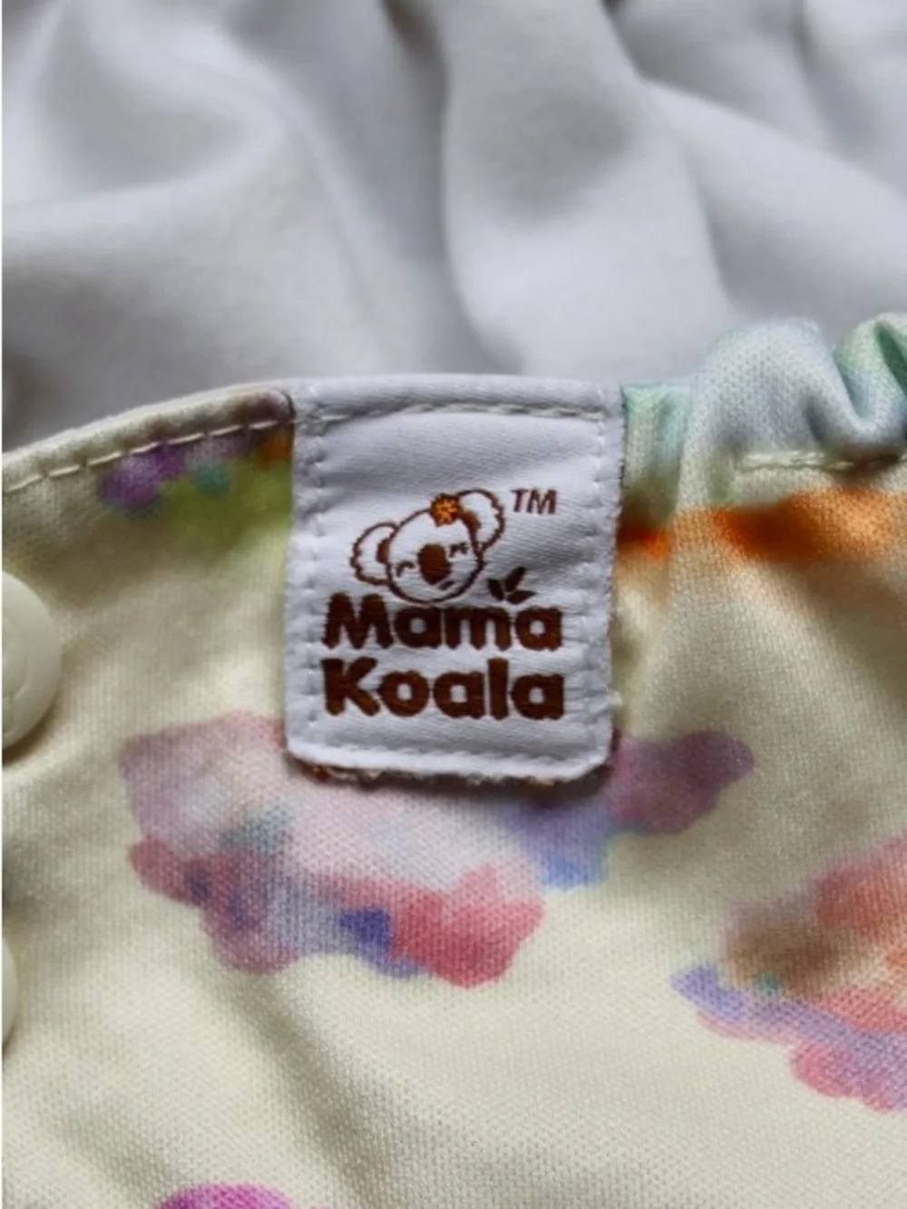 Mama Koala Watercolor Sunset Cloud One Size Pocket Cloth Diaper